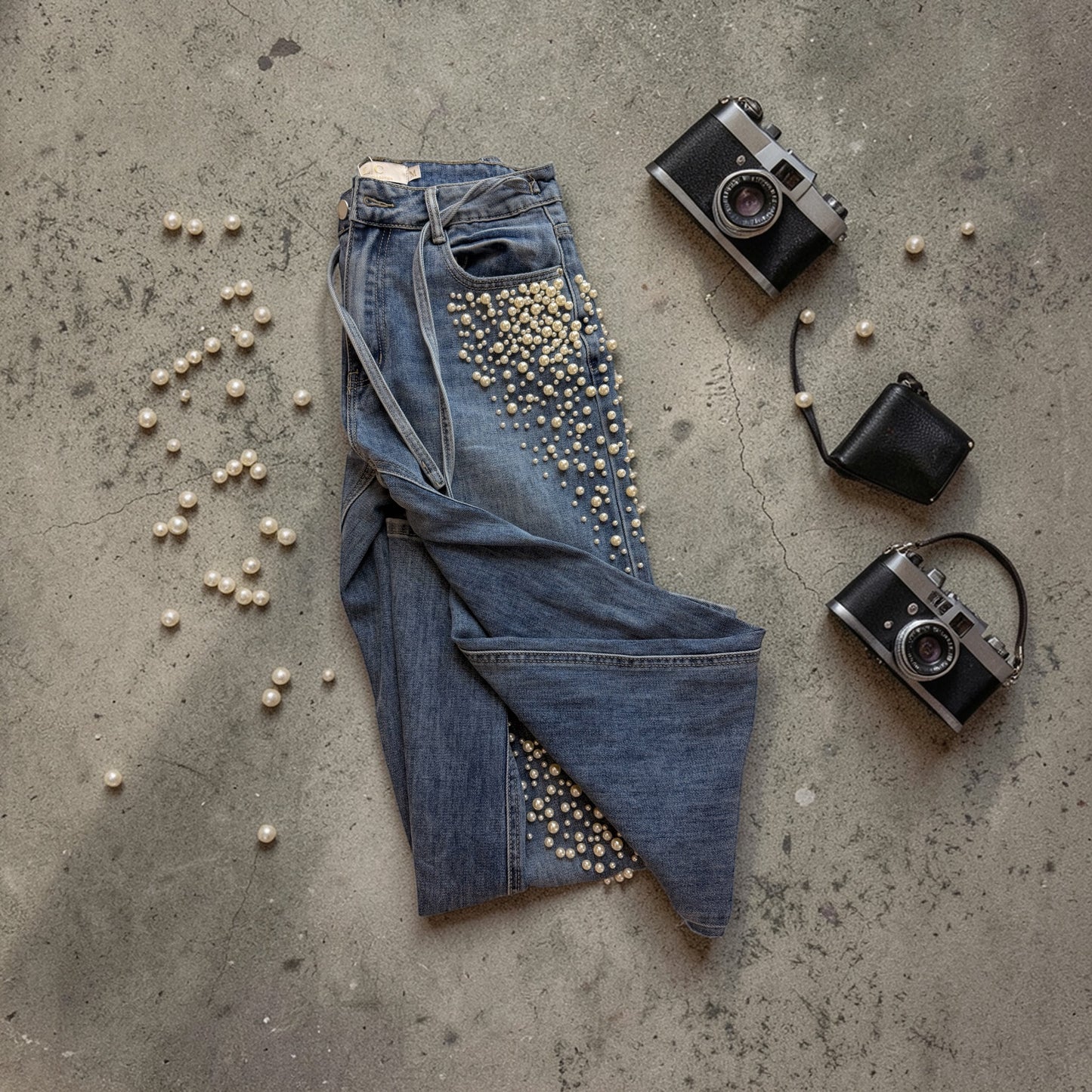 🤍 Jeans Pearl Glow 🤍
