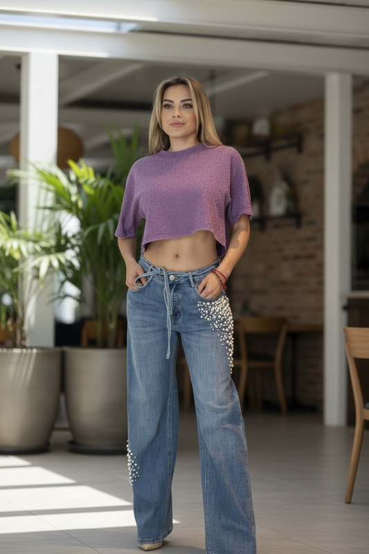 🤍 Jeans Pearl Glow 🤍