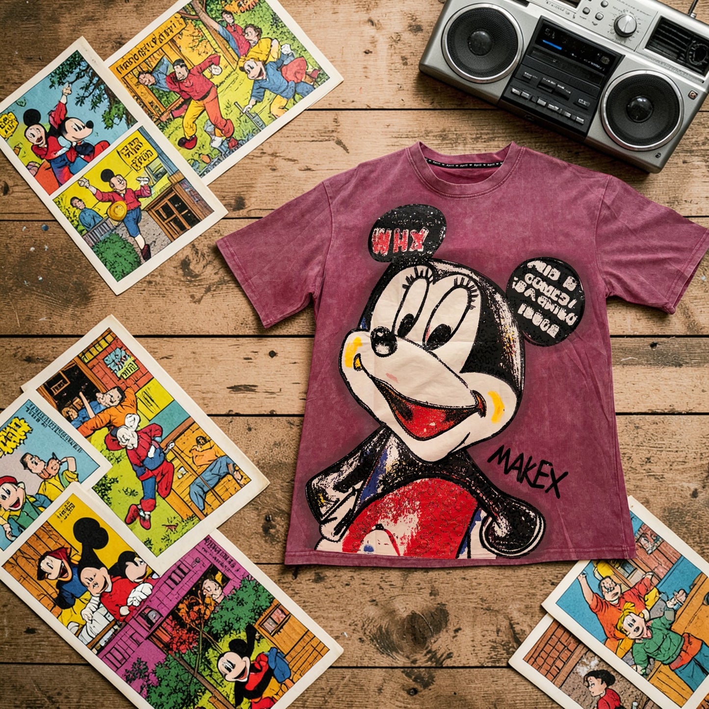 💖 Tee Dress Vintage Pop 💖